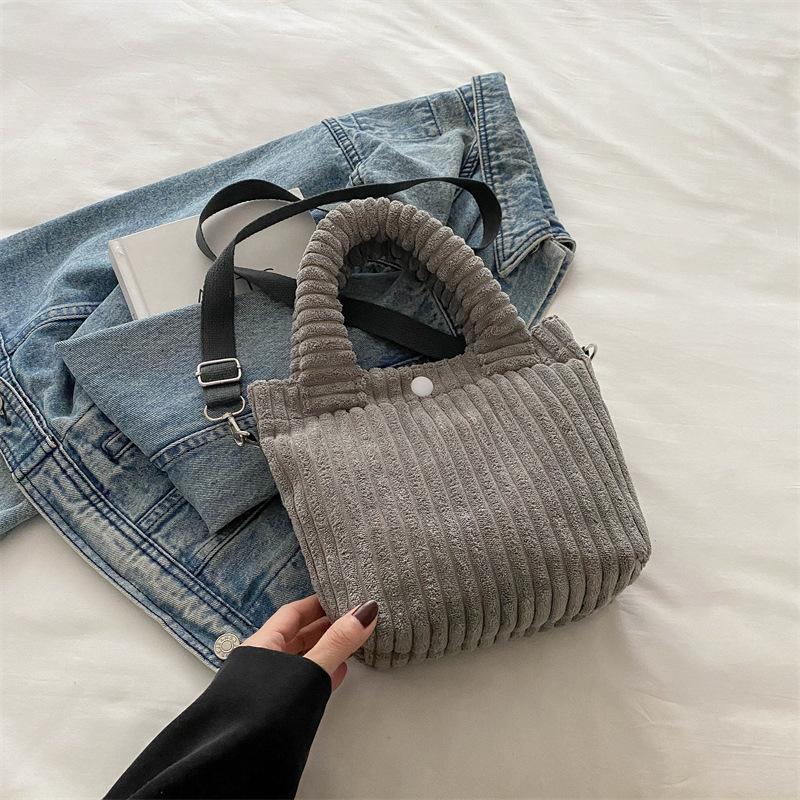 Corduroy Simple Large Capacity Casual Crossbody Bags for Women Shoulder Bags Purse and Handbags Designer Bag  