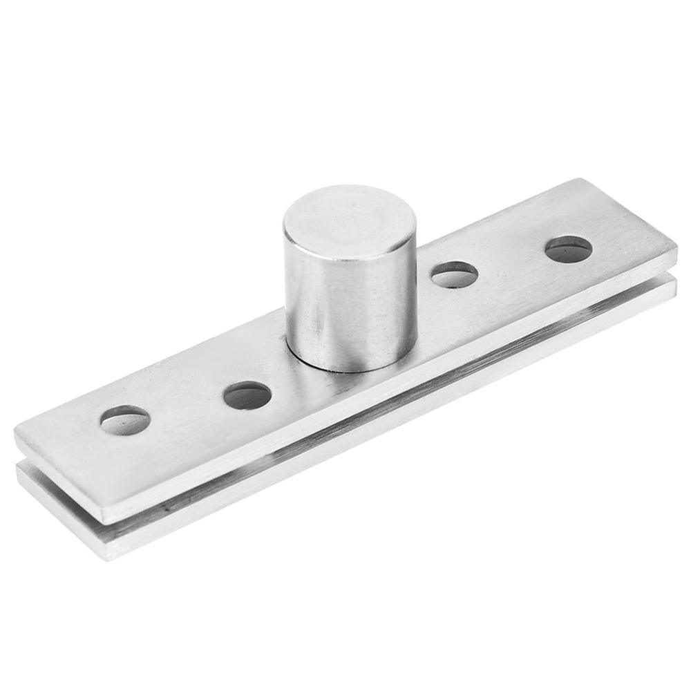 2pcs Silver Pivot Hinge Stainless Steel Concealing Hinge Rotating Rotating Door Hinge Door Hinges
