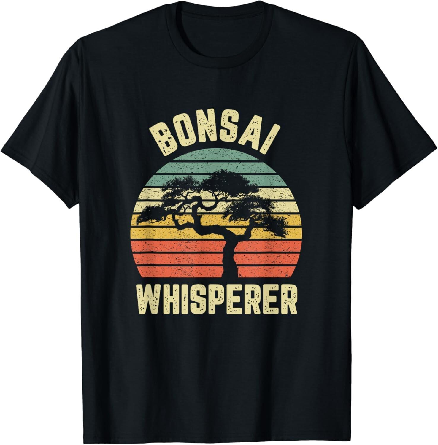 Bonsai Shirt Funny Japanese Bonsai Tree Whisperer T-Shirt S разноцветный