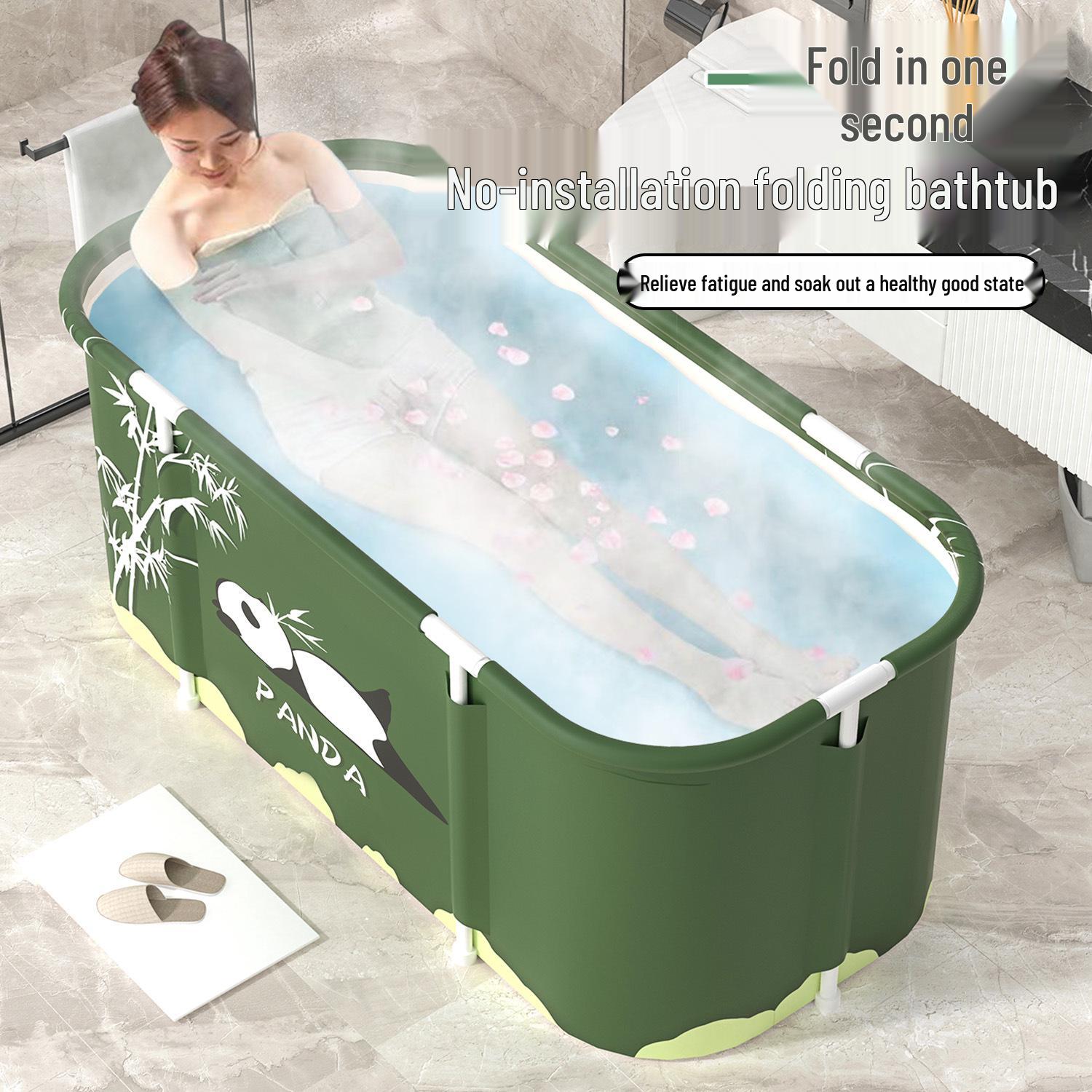 

Складная портативная ванна для взрослых во весь рост Standard Set [Tub + Cushion]