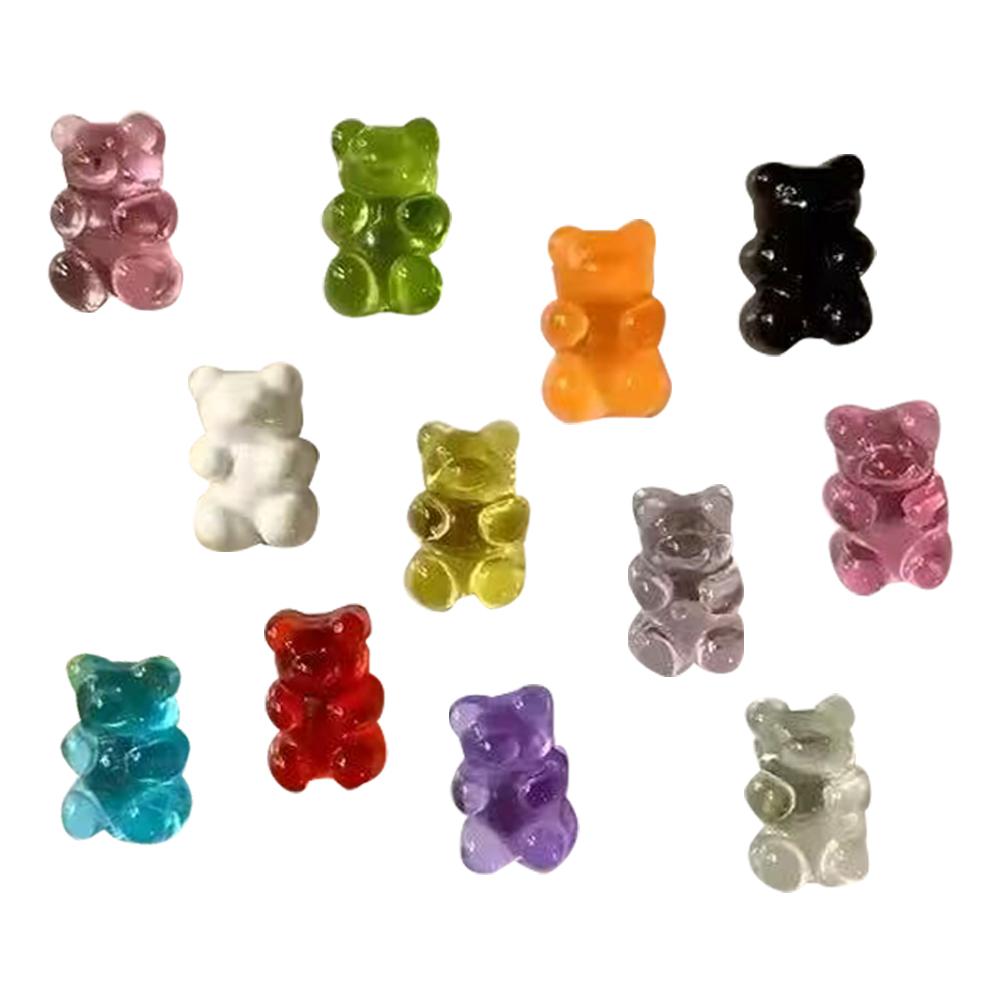 10Pcs Bear Refrigerator Magnets Cute Chalkboard and Whiteboard Stickers Refrigerator Stickers for Home Kitchen