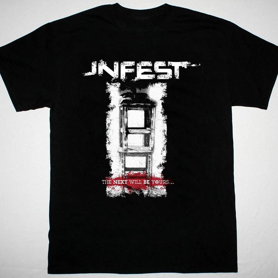 

Infest BAND The next will be yours black 100% Cotton T-shirt Mens Tees Top Unisex tee All sizes 2F388 M