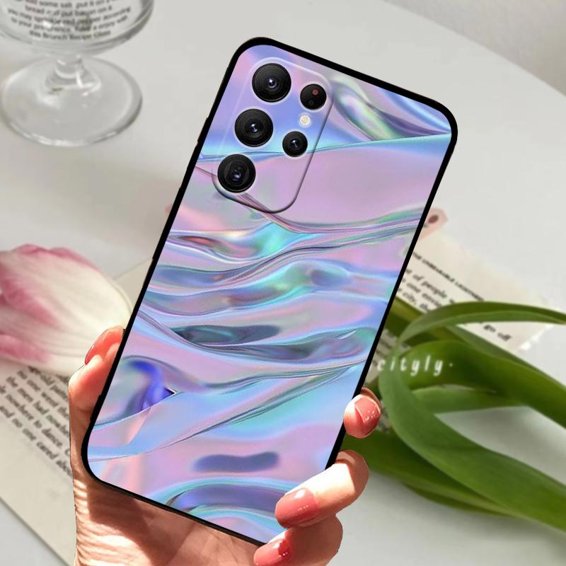 For Samsung S25 Ultra Soft Case S23 Ultra 5G Silicone TPU Phone Back Cover For Samsung Galaxy S24 Ultra Cute Animal Bumper Coque