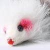 Furry Mouse Cat Toy Crinkle Toy Realistic Plush Paper Mice Mouse Chew Toy Interactive Kitten Toy