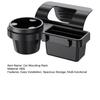 Car Side Door Window Storage Box Mount Tray Organizer Cup Holder Phone Stand Rack Key And Wallet Holder Easy Install Large Car Organizer Box
