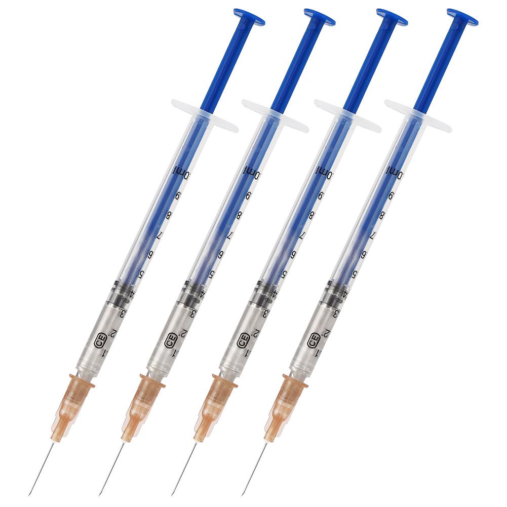 4Pcs Silver Conductive Paint Glue Heat Curing Wire Paste Adhesive Repair Application 0.3ml