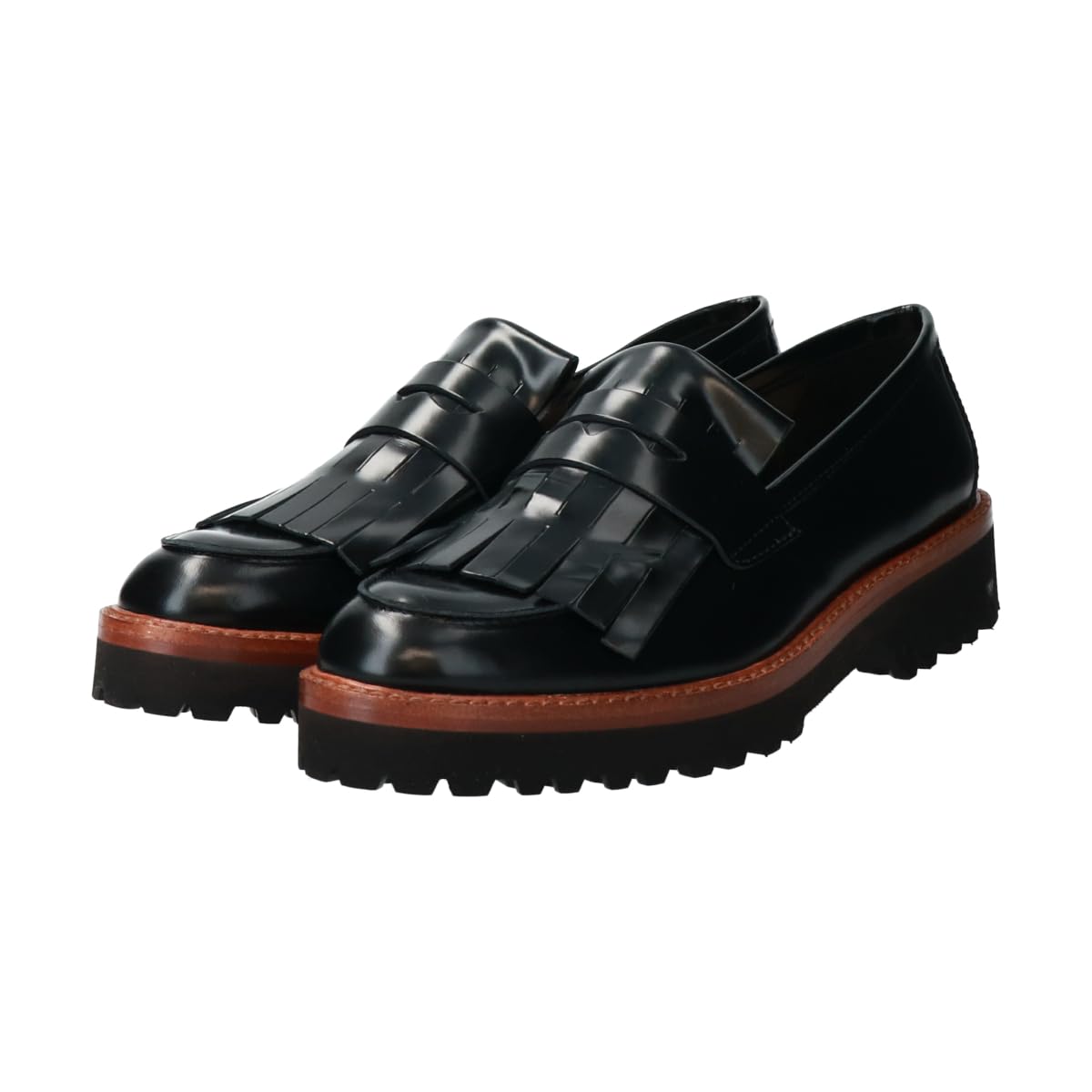 

Loafers Tank Sole Quilted Loafers F31616 Black cm [Fabiorsconi] Women s 23.0 чорний