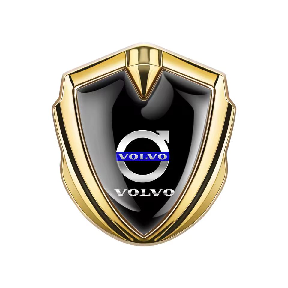 3D Metalen Schild Volvo Auto Embleem Sticker, Spatbord Kofferbak Carrosserie Decoratief Badge Decal voor Volvo XC60 XC90 S60 S90 Auto Accessoires