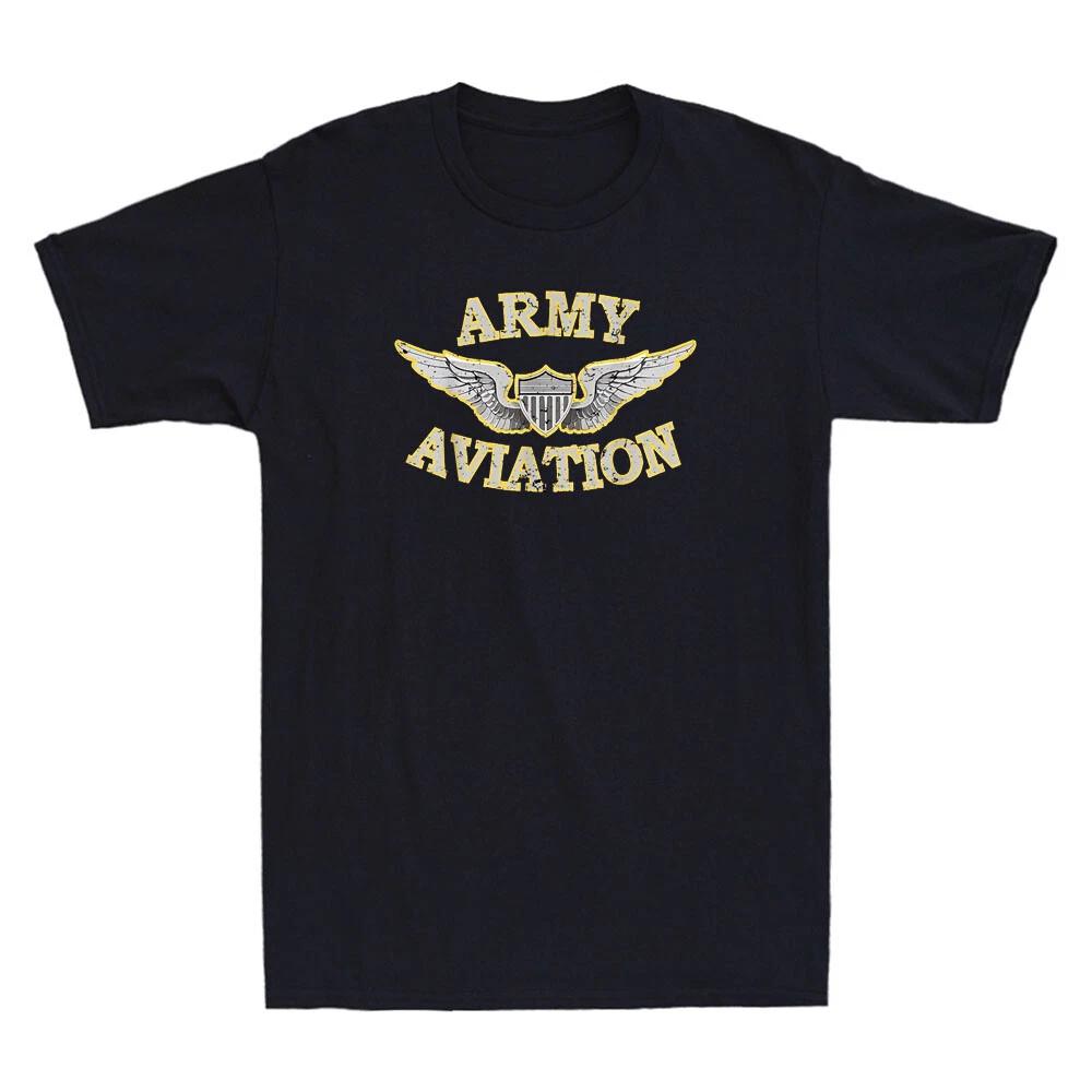 Army Aviation Military Helicopter Or Fixed Wing Retro Men s Short Sleeve T-Shirt XL