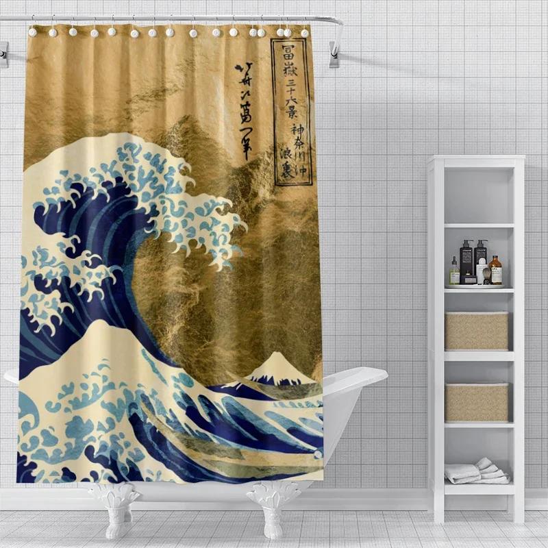 Home Shower Curtains for Bathroom Waterproof Fabric Modern Nordic Style Bathroom Curtains Shower Curtain