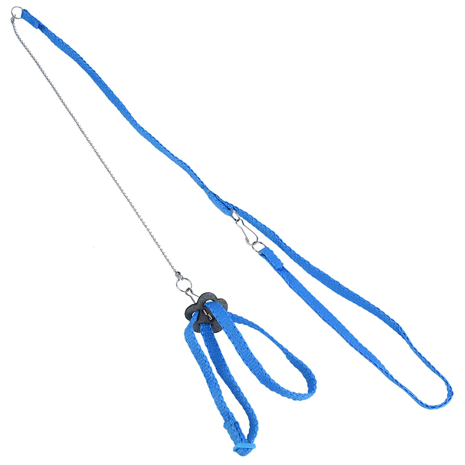 

Fiber Adjustable Soft Bird Harness for Pet Parrot Outdoor Training and Playing Type 3