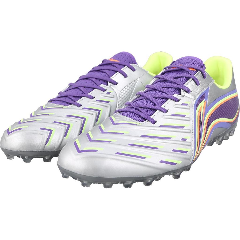 Li Ning Brocade MG Multi Ground Artificial Turf Soccer Shoes Men's Purple YSFT011-3