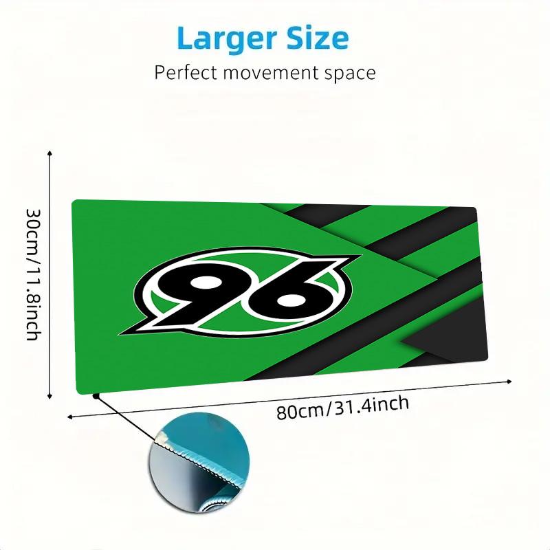 Hannover 96 Print  Cushion Non-slip Laptop Tablet Big Mousepad XXL Mat Mini PC Playmat With Lock edge