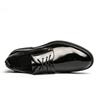 New Men Oxford Glossy Leather Dress Shoes Lace Up Flats Male Casual Shoes Footwear Loafers Men Big Size 38 -44 %
