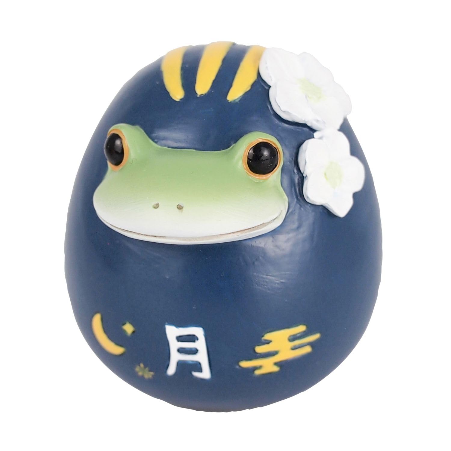 

Daikai Copo Standing Daruma Frog Moon Navy Frog W43xD48xH50mm 622522