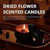 Vintage Scented Dried Flower Aromatherapy Candle Combination of Soy Wax Oil and Essential Oil Ideal Gift for Female Friends