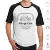 Allergie Club T-Shirt Baumwolle Herren Damen DIY Druck Allergisch Allergien Lustig Soziale Distanzierung Allergiebewusstsein Asthma 19 Nicht