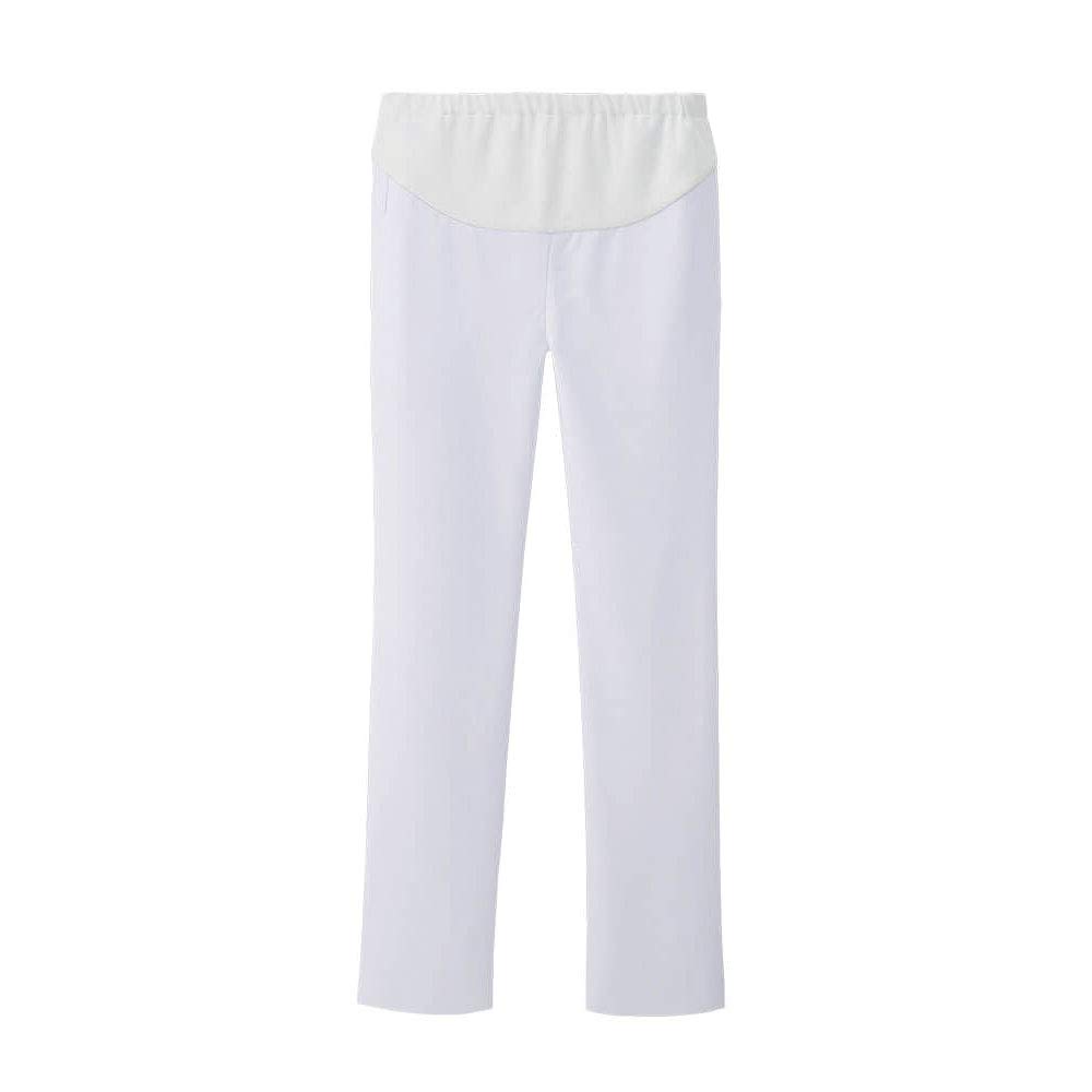 

Брюки для беременных, активные, размер 9440601A, стрейч, непрозрачные, белые, 4L, белый