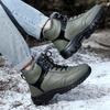 New Men Winter Snow Boots Women Super Warm Ankle Boots Unisex Plush Sneakers Wearable Anti-slip Waterproof Men's High Top Boots