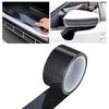 Carbon Fiber Strips Anti Scratch Carbon Fiber Protective Film Dry Carbon Fibre Detailing Wrap Tape Car Door Edge Guard Sticker Black Carbon Fibre