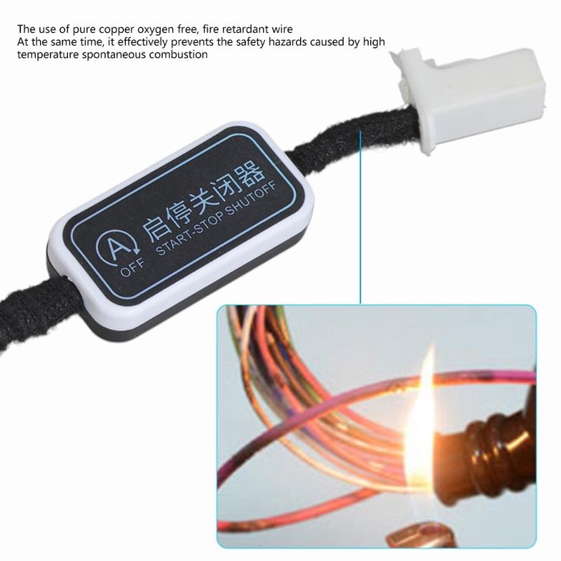 Start Stop Bypass Kit Engine Start Stop Override Intelligent Start Stop Memory Function Device for Car Ensures Longevity