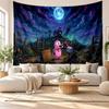 Courage the Cowardly Dog Wall Tapestry Home Decor Hanging Cloth Art Background Tapestry for Bedroom