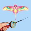 1Set Children Kite Toy Cartoon Butterfly Swallows Eagle Kite With Handle Kids Flying Kite Outdoor Toys