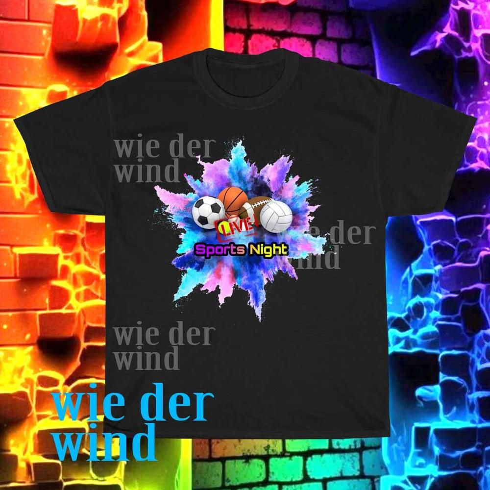 

New Sports Night Logo Men s T-shirt funny size S to 5XL XL