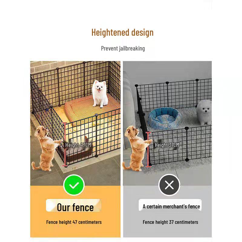 Indoor Small Dog Gate for Bichon, Corgi, Chihuahua Fence Style Cage