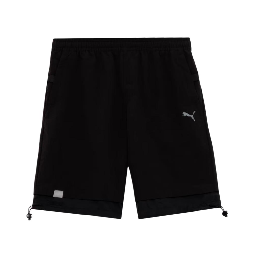 Puma Loose Fit Drawstring Logo Casual Shorts Men shorts 637338-01