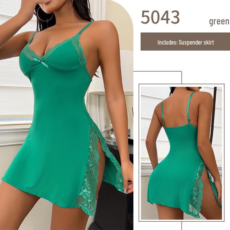 

Ночная сорочка-майка модальная с леопардовым принтом большого размера - Сексуальная и удобная женская домашняя одежда Modal - Plus Size