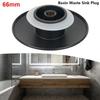 1Pcs Push Button Waste Sink Plug Click Clack Brass Drain Stopper 66mm Black Basin PopUp Cap Replacement Part for Bathroom Sink