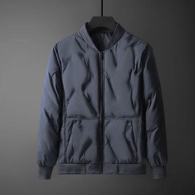 Kışın Erkekler için Ayakta Yaka Pamuklu Ceket, Peluş ve Kalınlaştırılmış Günlük Bol Kesim Pamuklu Ceket ve Genişletilmiş Pamuklu Ceket ile