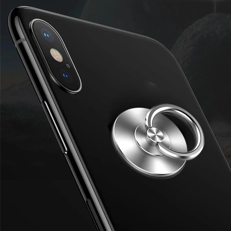 Mobile Phone Finger Ring Stand Holder Rotation Folding Back Stickers Desktop Grip for IPhone 15 14 Pro Max Huawei Samsung Xiaomi