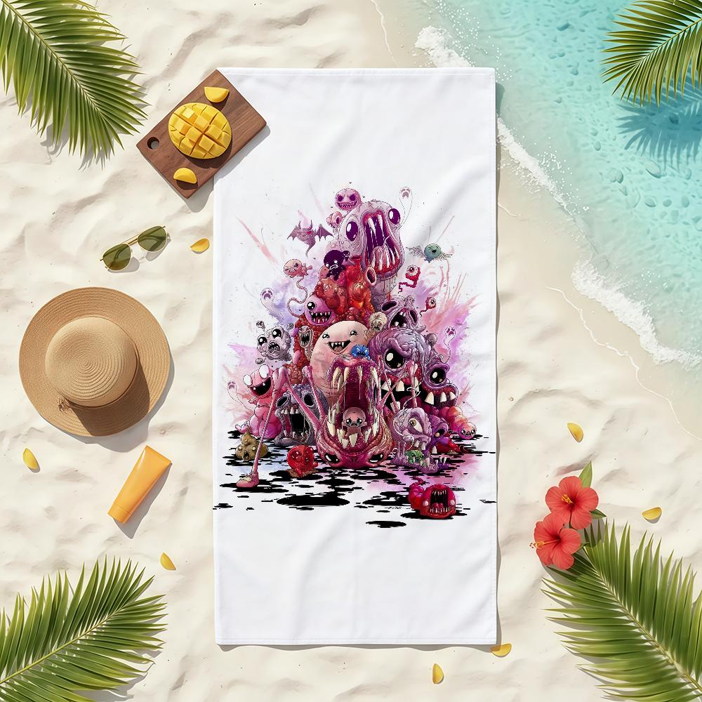 Game B-Binding Of I-Isaac Towel Soft Pool Gift For Travel Gym Shower Camping Quick Dry Sports Beach Towels