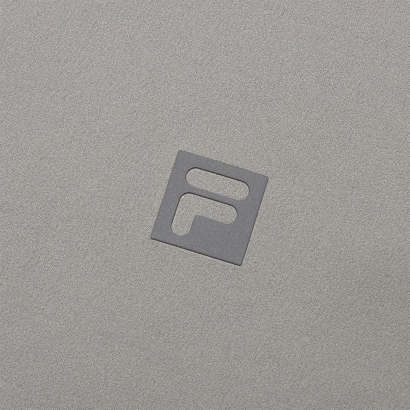 Fila Fleece Half-Zip Knit Long Sleeve T-Shirt Men Tops Gray A11M511207FDY