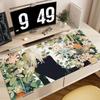 Gaming Mouse Pad Large Desk Mat Antislip Base Stitched Edges Artistic Floral Anime Guy Keyboard Pad for Gamer Office Home
