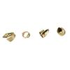 4Pcs Guitar Finger Pick Stainless Steel Glossy Appearance Metal Thumb Pick Guitar Accessories Gold