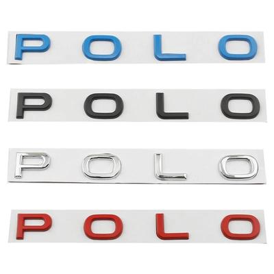 Car Metal Trunk Letters Logo Badge Emblem Decal Sticker For VW Volkswagen Polo 6R 6N 6N1 6N2 6C 9N 9N3 6 7 8 MK6 MK8 Accessories