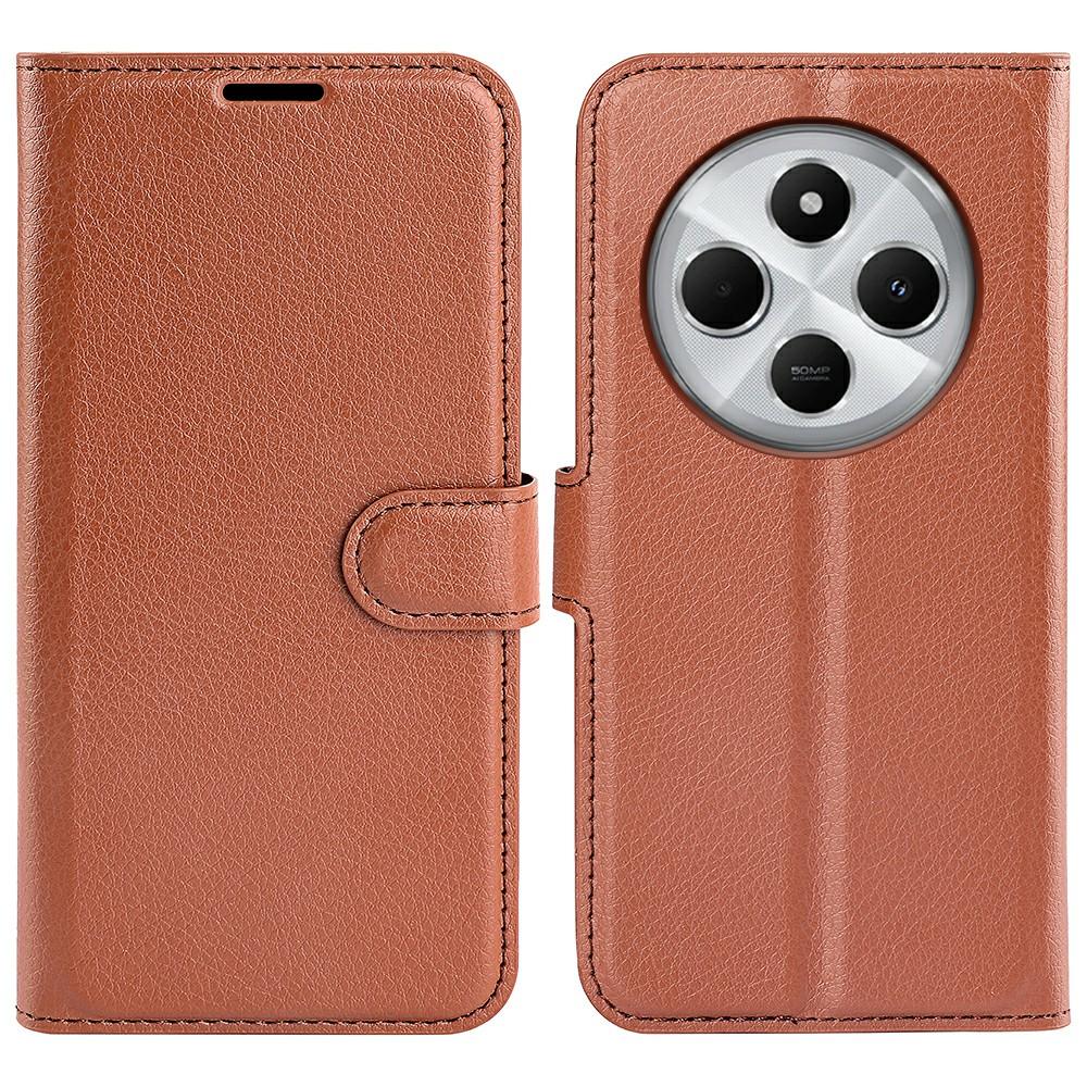 For Xiaomi Poco C75 4G/Redmi 14R 5G/14C 4G Case Litchi Texture Shockproof Leather Wallet Phone Cover