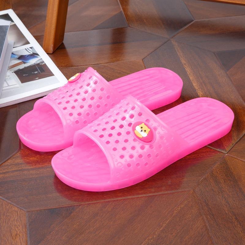 Dam sommar kristall geléslippers - Halkfria bekväma mjuka sulor för hem och bad