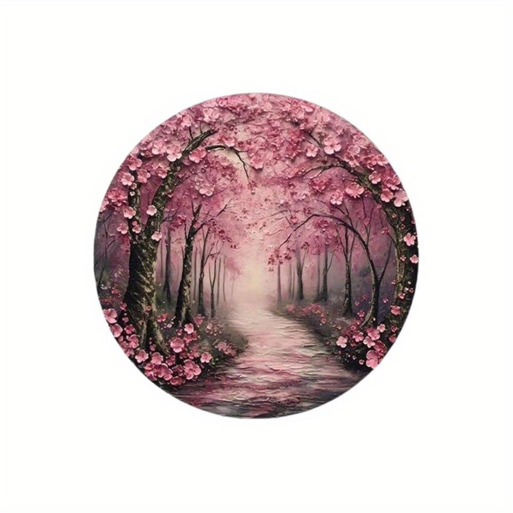 

1 шт. 2d плоский круглый деревянный подсолнух персиковый цветущий художественный логотип - 20 см, тема подсолнуха подходит для бара кафе дома гостиной офиса настенное украшение 20cm*20cm