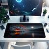 1Pc Moonlit Forest Mystery Gaming Mouse Pad Keyboard Desk Mat Non-slip Rubber Lock Edge Waterproof Computer Mousepad for Office Home Decor Y1665