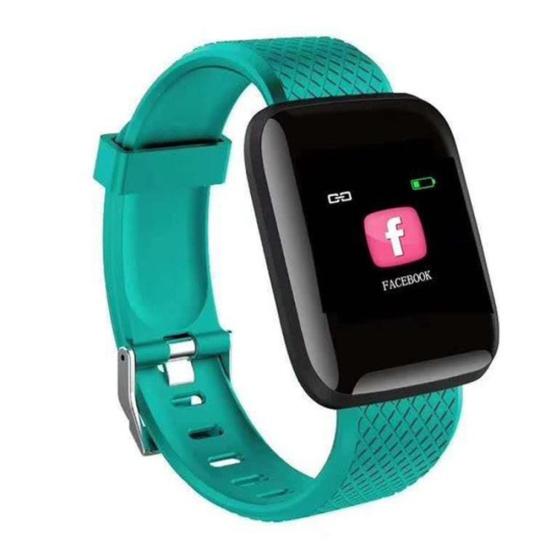 D13 116 Plus 1,3palcový náramek s chytrými funkcemi, kompatibilní s Bluetooth, monitor krevního tlaku a srdeční frekvence