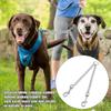 Double Dog Leash, Metal Dual Dog Leash Coupler, Chew Proof 360 Swivel Twining