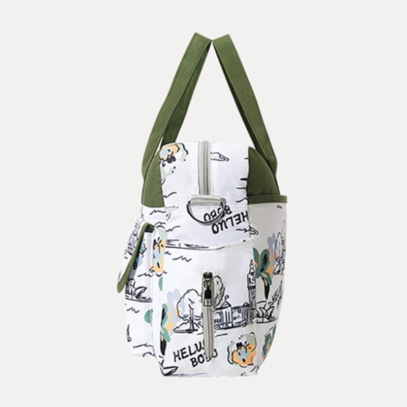 Modna Wielofunkcyjna Torba dla Mamy Wodoszczelna i Stylowa Przechowywanie Pieluch Wiele Wzorów dla Kobiet w Ciąży!