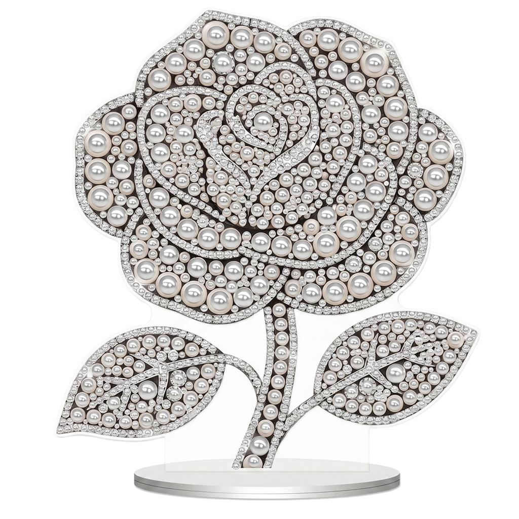 DIY Rhinestones Paintings Ornaments Set for Adults Beginners 7.48x5.12 Inch for Desk & Room