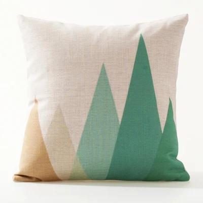 Decorative Throw Pillows Case Geometric Colorful Animals Deer Nordic Style Cotton Linen Couch Cushion Cover For Sofa Home Decor