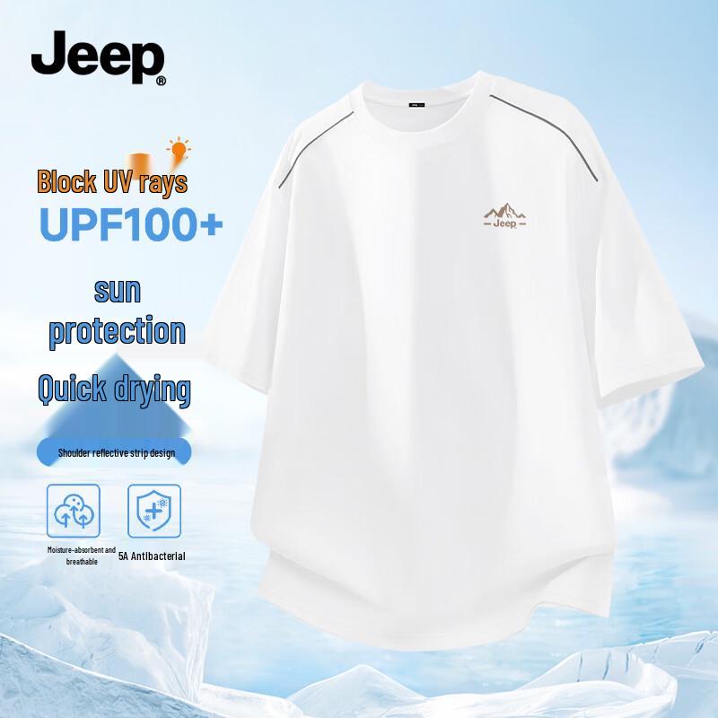 

Мужская футболка JEEP с круглым вырезом и коротким рукавом 2XL