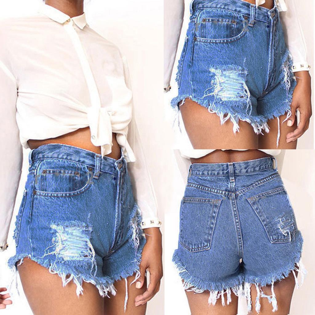 shorts de moda altos